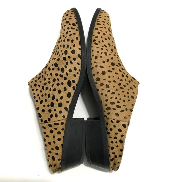Crown Vintage Leopard Calf Hair Nance Mules Size 9 - Picture 4 of 11